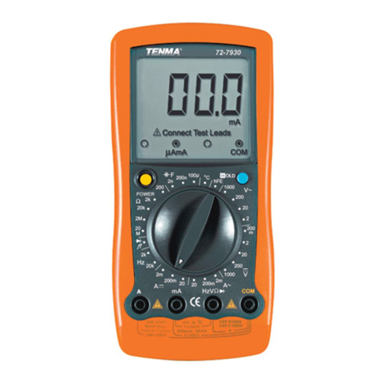 Tenma 72-7930 Operating Manual