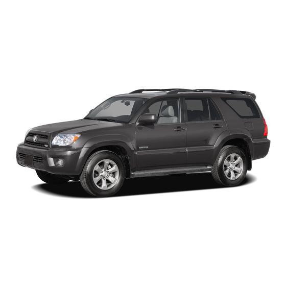 Toyota 2006 4runner Owner's Manual