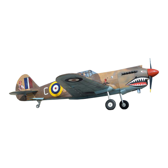 Black Horce Model P-40C TOMAHAWK Instruction Manual Book