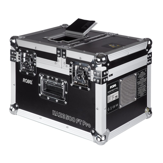 Robe HAZE 500 FT PRO User Manual