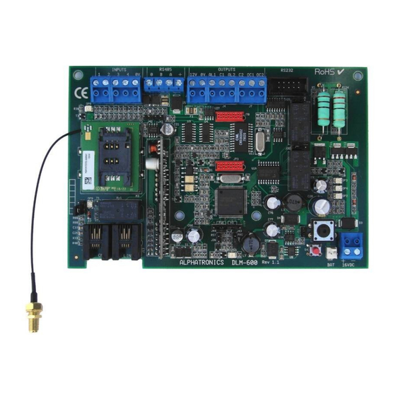 Alphatronics DLM-600 Manuals
