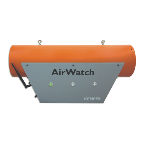 Kemper AirWatch Operating Instructions Manual
