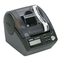 Brother QL 650TD - P-Touch B/W Direct Thermal Printer Setup & Operation Manual