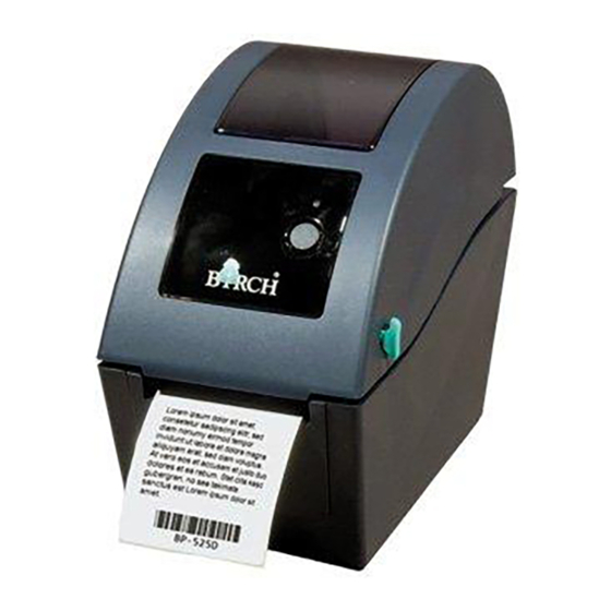 Birch BP-525D User Manual