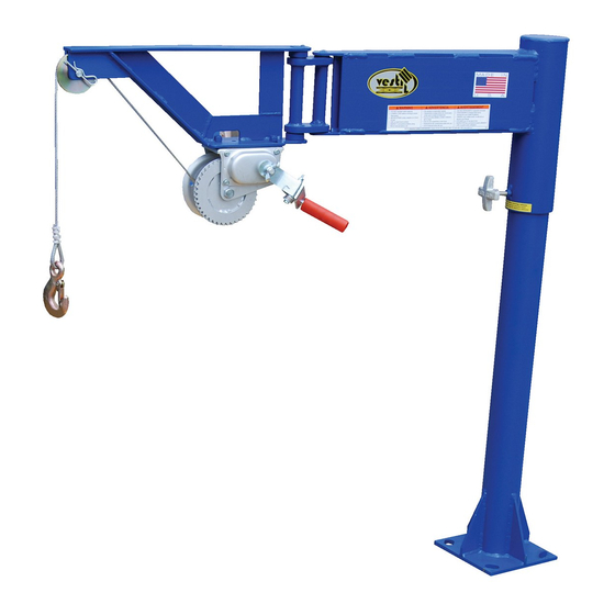 Vestil VAN-J Series Instruction Manual