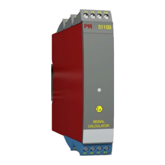 PR electronics 5115 Manual