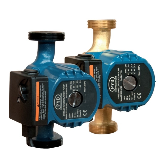 PYD Electrobombas PC Series Operating And Maintenance Manual