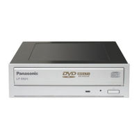 Panasonic LFD521U - DISK DRIVE Operating Instructions Manual