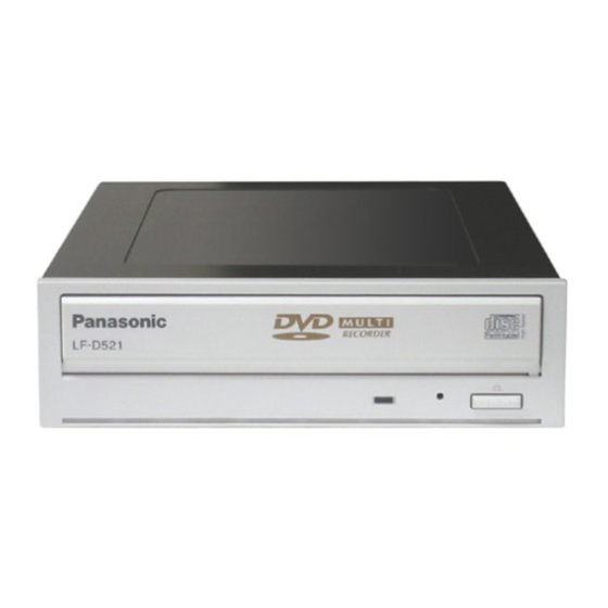 Panasonic LF-D521U Operating Instructions Manual