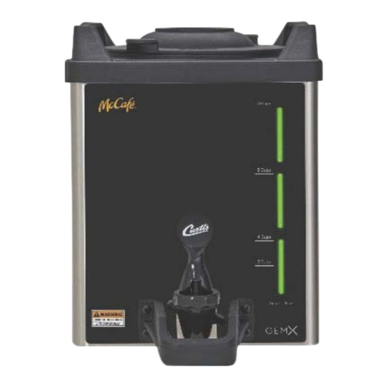 Curtis IntelliFresh FreshTrac GEMX Series User Manual