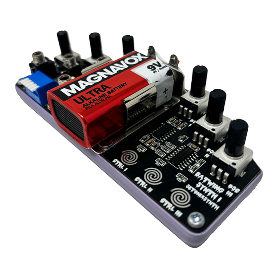 SetonixSynth Batwing Synth I Assembly Instructions And User's Manual