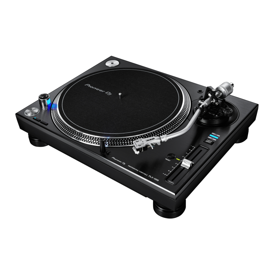 Pioneer PLX-1000 Manual