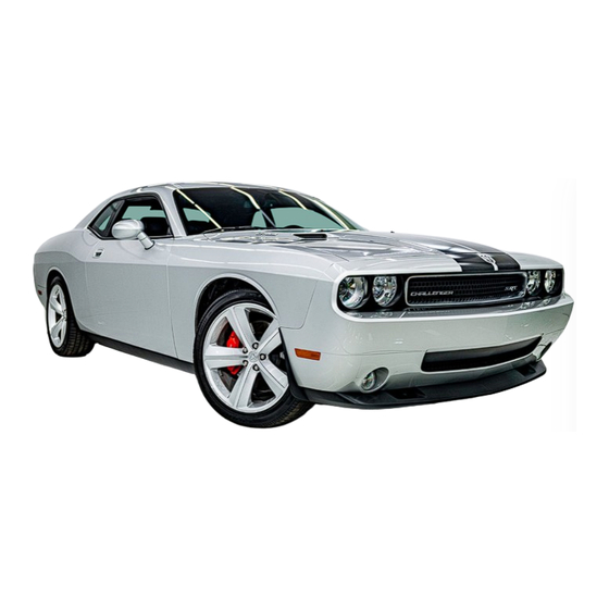 Dodge 2009 Challenger SRT8 Owner's Manual