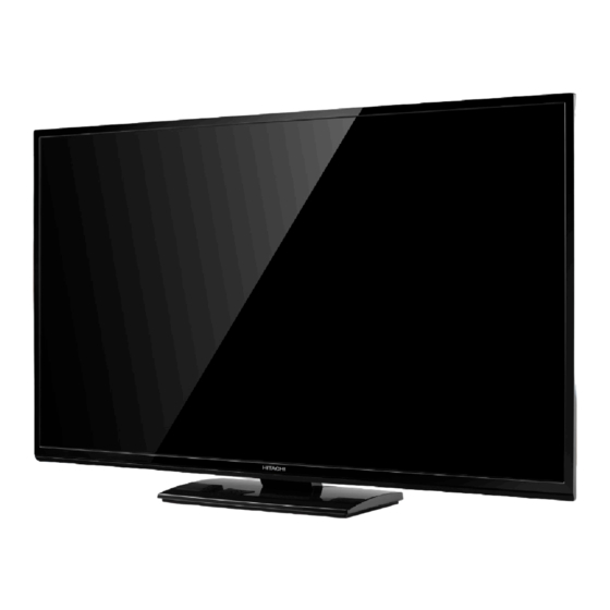 Hitachi LE39H217 LED HDTV Manuals