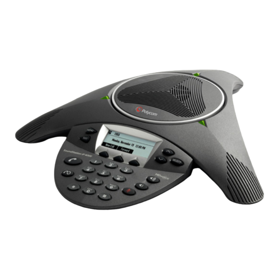 Polycom SoundStation IP 6000 Quick User Manual
