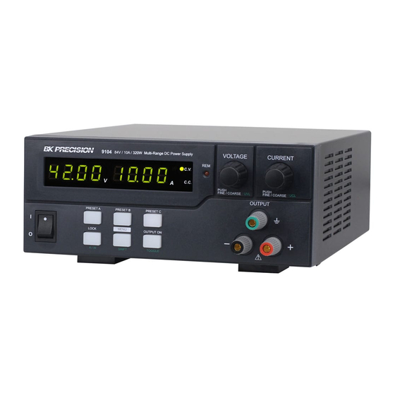 BK Precision 9103 User Manual