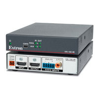 Extron electronics HAI 100 4K User Manual