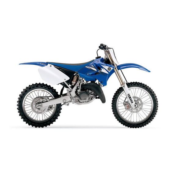 Yamaha YZ125X 2008 Owner's Service Manual