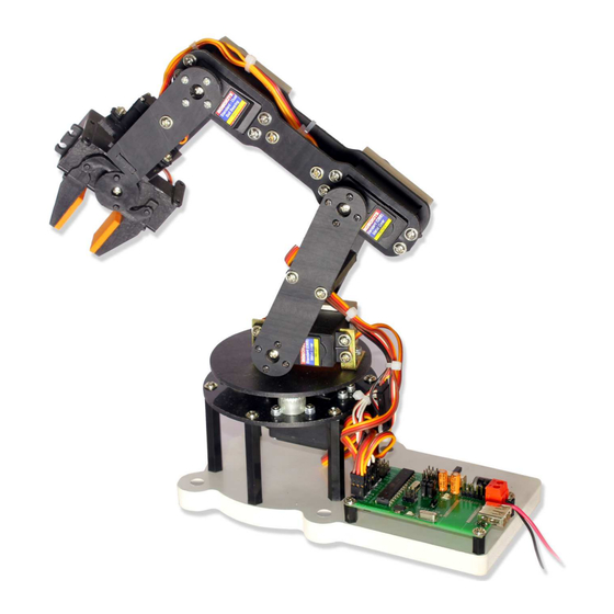 Robokits Robotic Arm 6 DOF Assembly Manual