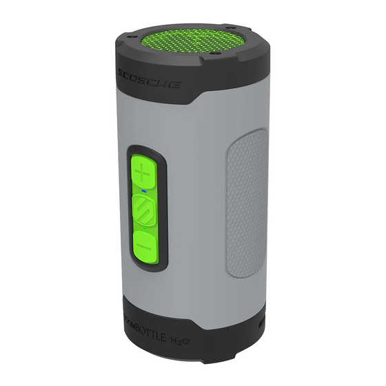 Scosche boomBOTTLE H20+ Manual