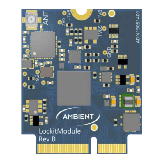 Ambient LockitModule ACN-LM Manuals