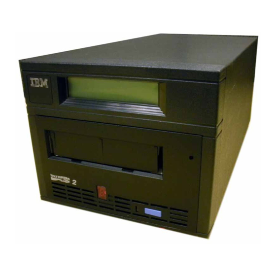 IBM Ultrium 3580 Setup, Operator, And Service Manual