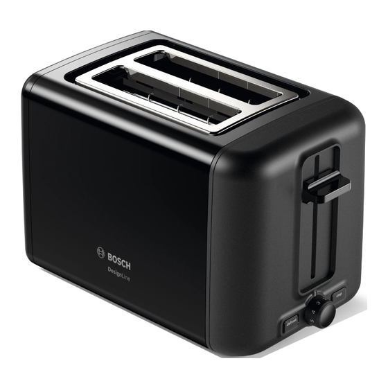Bosch DesignLine TAT3P42 GB Series Information For Use