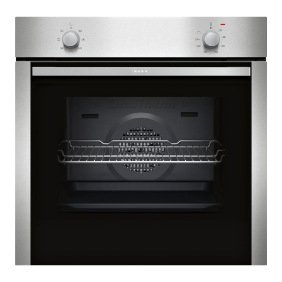 NEFF B1DCA0A 0 Series User Manual And Installation Instructions