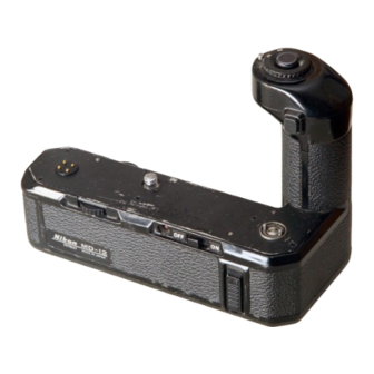 Nikon Motor Drive MD-12 Instruction Manual