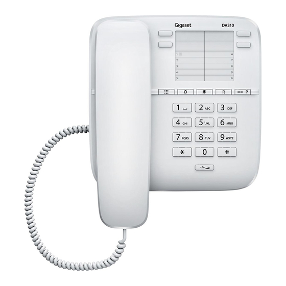 Gigaset DA310 Overview Manual