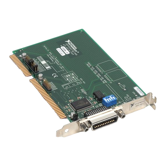 User Manuals: NI GPIB Series Instrument Control Device