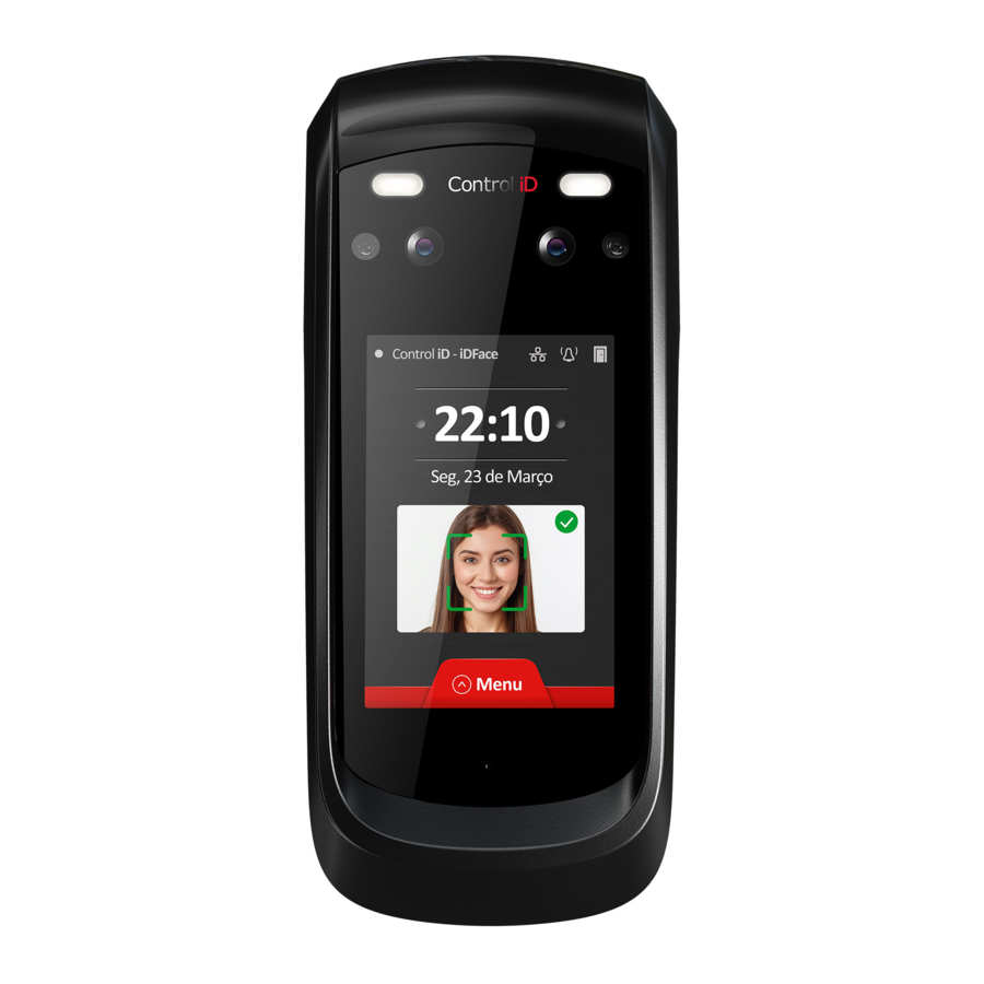Control iD iDFace Quick Manual