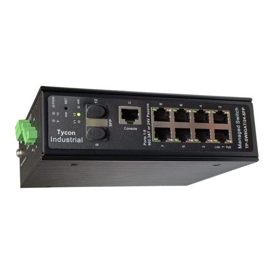 Tycon Power Systems TP-SW8GAT/24-SFP User Manual