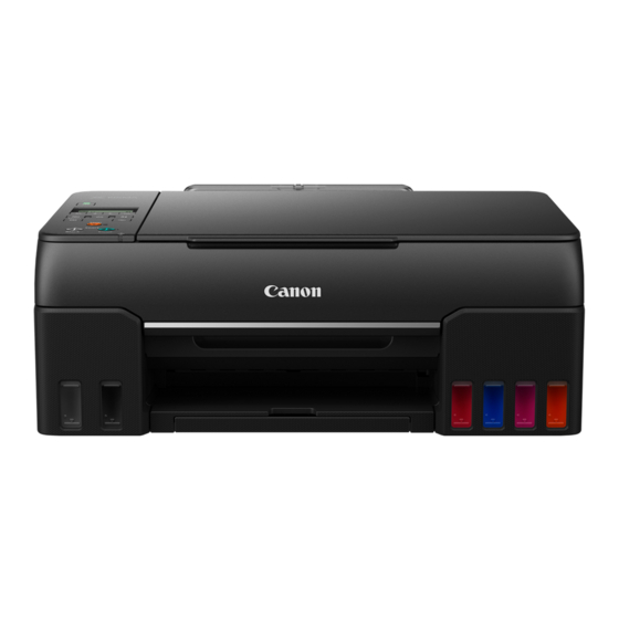 Canon G600 Series Manuals
