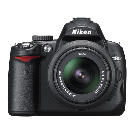 Nikon D5000 User Manual