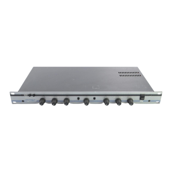 Aphex COMPELLOR 300 Operating Manual