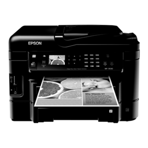 Epson WorkForce WF-3530 Manual