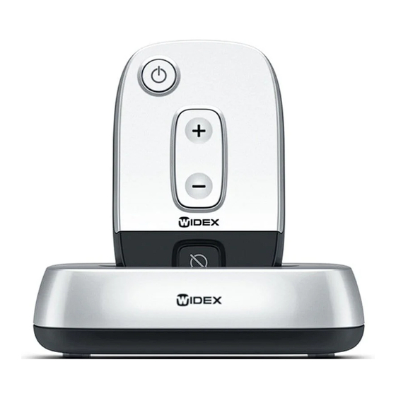 Widex DEX User Instructions