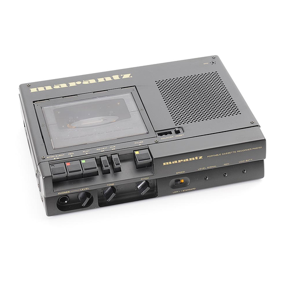 Marantz PMD101 User Manual