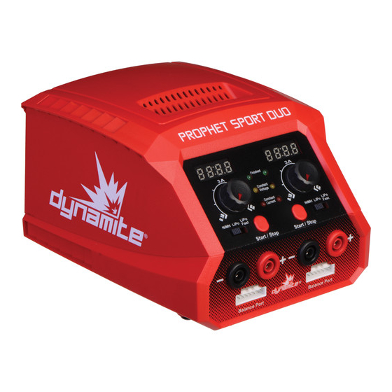 Dynamite Prophet Sport Duo Instruction Manual
