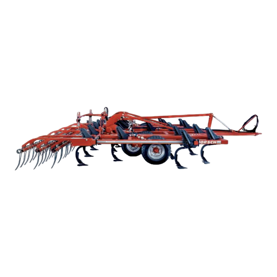 horsch Terrano Series Operating Instructions Manual