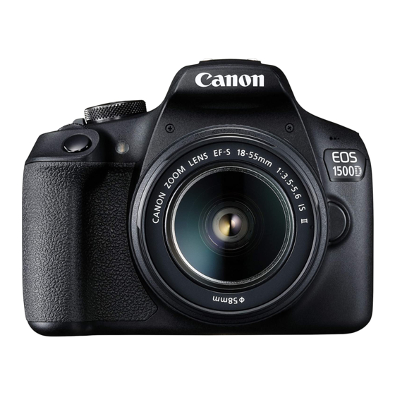 Canon EOS 1500D Troubleshooting Steps