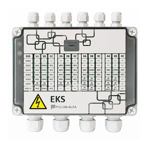 Polon-Alfa EKS-6022 Installation And Maintenance Manual