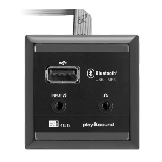 EGi Air Radio 41518 Basic Instructions