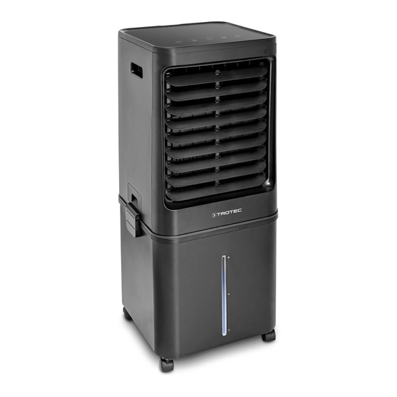 Trotec PAE60 Air Cooler Humidifier Manuals