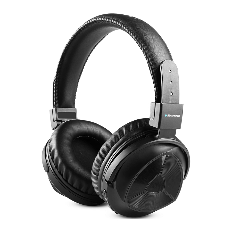 Blaupunkt BH-11 EQz - Wireless HeadPhone Manual