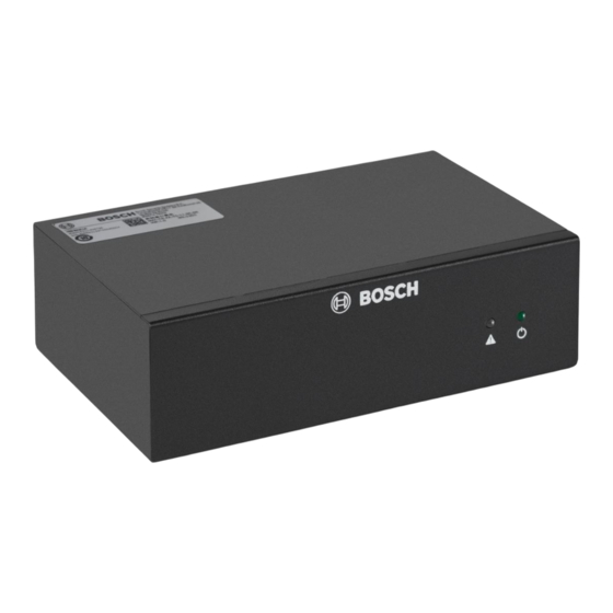 Bosch PROSPERO PRP-IM1A Manuals