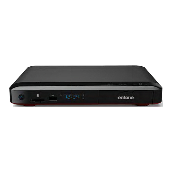 User Manuals: Entone Amulet 500 Series Set Top Box