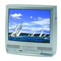 Panasonic PV27D52 - TV/DVD COMBO - MULTI LANGUAGE Operating Instructions Manual