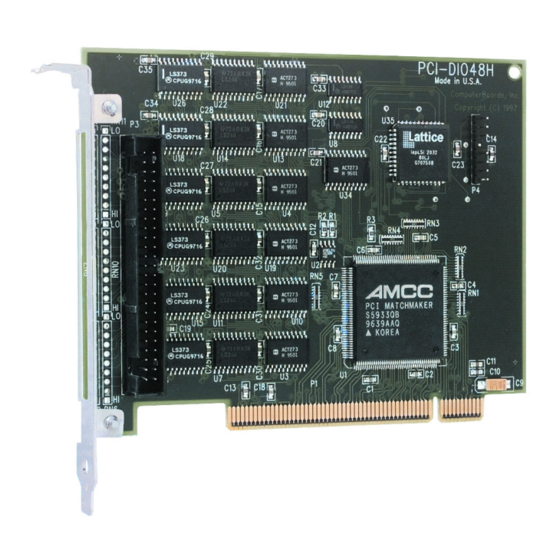 Measurement Computing PCI-DIO48H User Manual